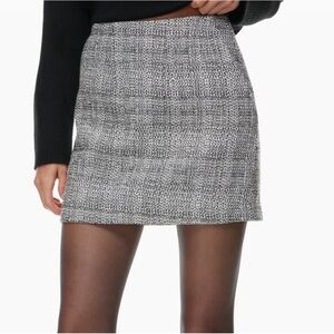 Aritzia Babaton Kinsley Tweed Mini Skirt - Size 0